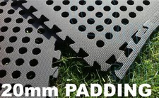 OUTDOOR GROUND MATS 6Pk - Playground Climbing Frame SeeSaw Swings Trampoline