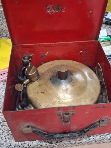 Vintage brass camping pressure - vintage,