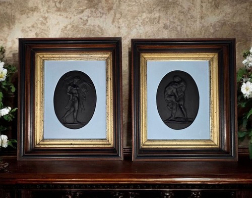Antique wedgwood black basalt - antique,