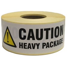 Caution Heavy Package Printed