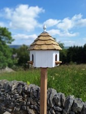  DOVECOTE BIRDHOUSE Nesting Box Bird Table LARGE HANDMADE UK  DURABLE SOLID!