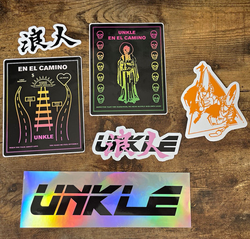 Unkle stickers bundle set - unkle, x6