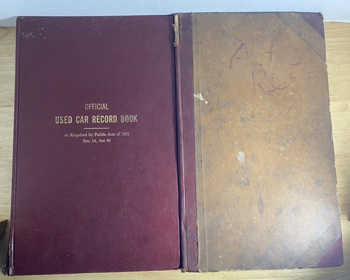 Official used car record books - official,