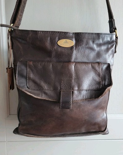 Rowallan vintage brown genuine - brown,