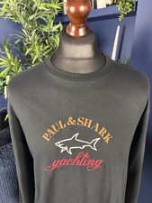 Paul and Shark Black Crew Neck