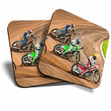2 x Coasters - Speedway Track