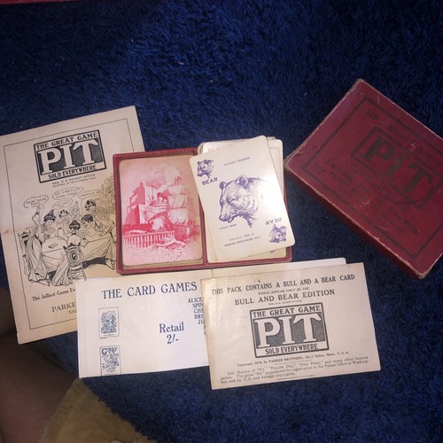 Vintage pit card - pit, bull