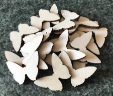 Butterfly x 20 Pyrography / Craft Blanks 37mm - 4mm Poplar Plywood