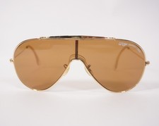 Bausch & Lomb USA Ray Ban Wings Sunglasses US Patent 273.2794 Gold Look Brown