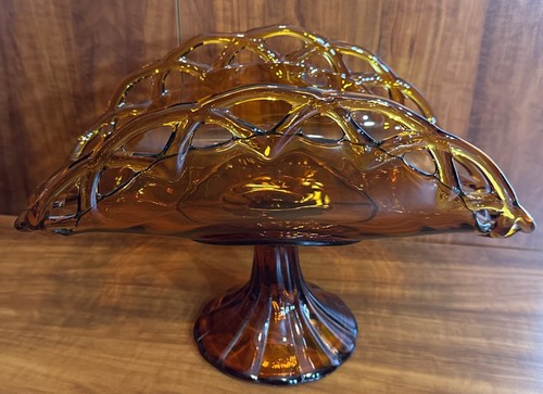 Vintage indiana amber glass - indiana,