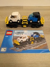 Lego 7939 Cargo Train Car Transporter Wagon Only