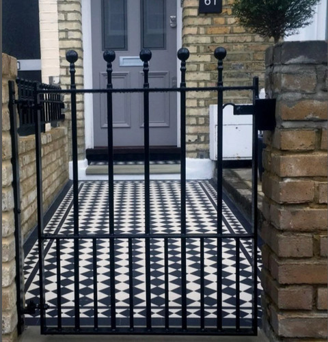 Wrought iron pedestrian garden - wrought,