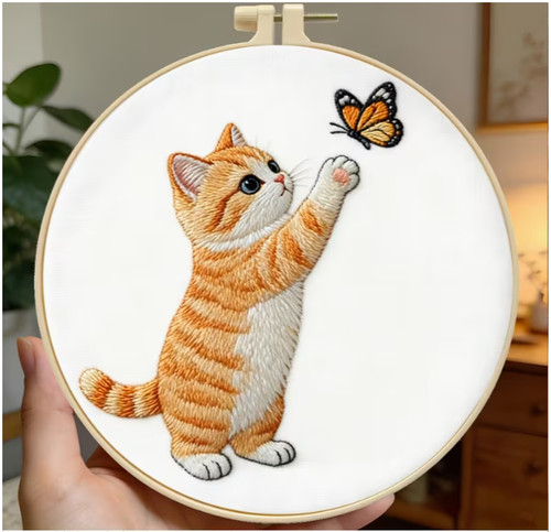 Embroidery hoop kit 20cm - hoop,