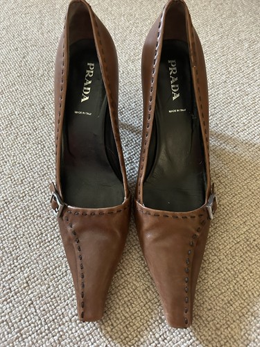 Prada ladies brown - prada, 39.5