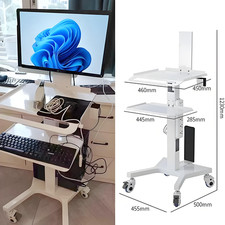 Dental Card Trolley for Intraoral Scanner Computer Dentist Practice Trolley Cart