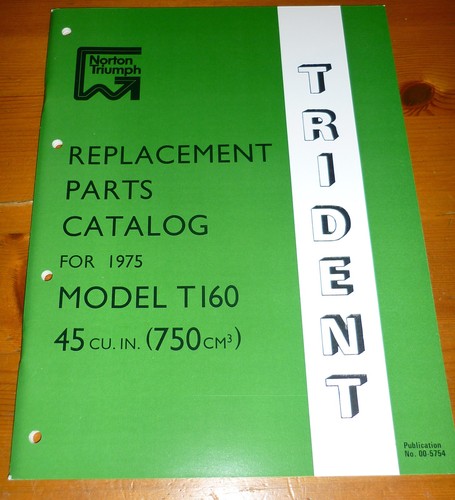 Triumph trident parts - triumph, list