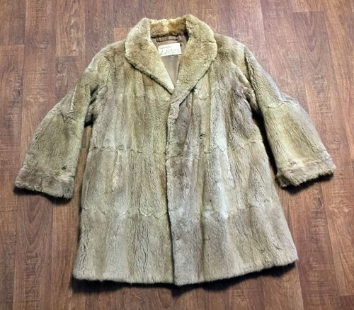 Vintage fur coat 1960s - 1960s, golden