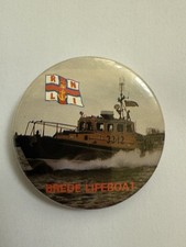 RNLI 1980s  Brede Lifeboat Lapel Pin Badge
