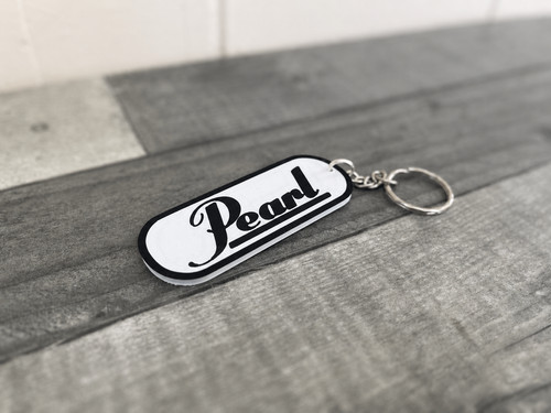 Pearl inspired drum keyring - drum,