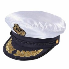 Deluxe Captain Hat, One Size