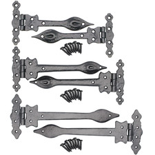 Cast Iron Black Spear Hinges