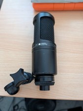 Audio Technica AT2020 Cardioid Condenser Microphone XLR - With Mounting Arm