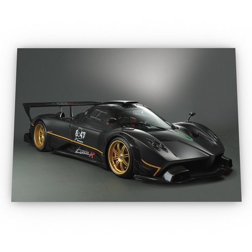 Pagani zonda poster satin - poster,