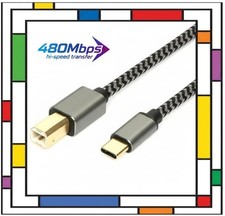 USB 2.0 Printer Cable Type C
