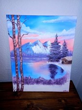 Bob Ross Style Painting Winter