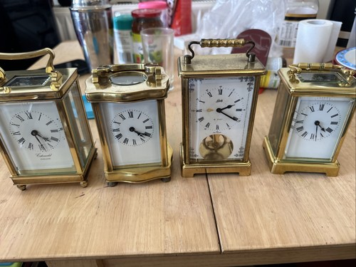 Antique brass carriage - ,