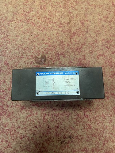 Poclain hydraulics check vale - check,
