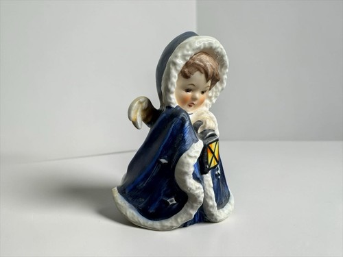 Goebel angel lantern figure - w,