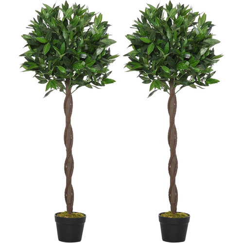 Artificial bay laurel topiary - bay,