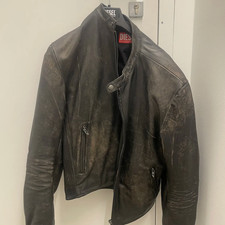 Diesel distressed leather