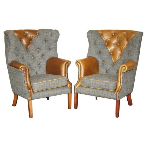 Pair chesterfield porters - pair, of