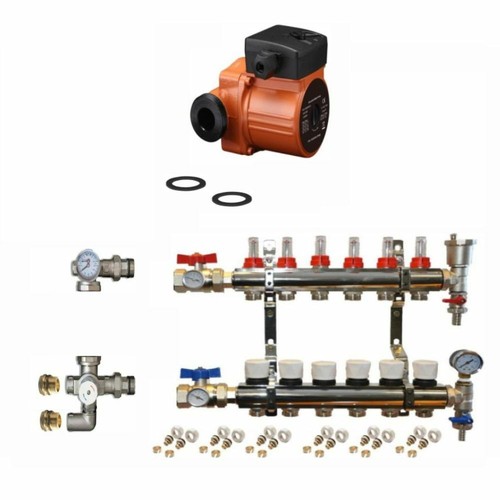 Zone manifold for - zone, ufh