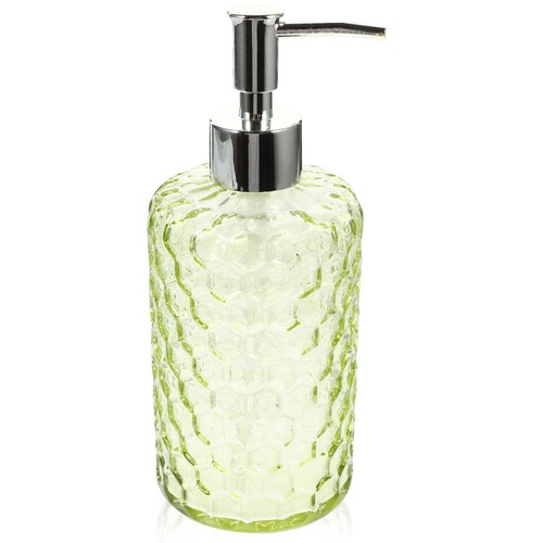 Glass shampoo dispenser with - glass,