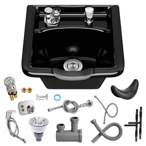 Black shampoo bowl 15l - black,