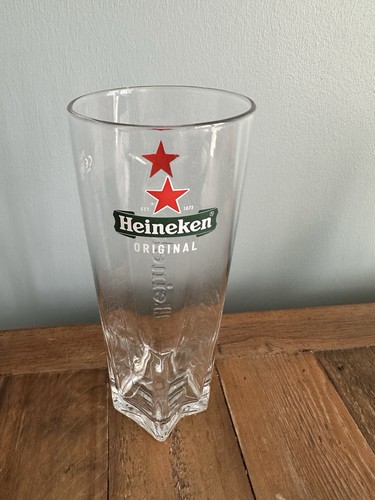 Heineken pint glass red - heineken,