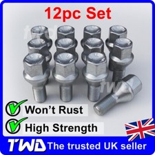 12x ALLOY WHEEL BOLTS - FIAT