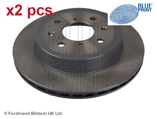 Pcs front brake disc set - front,