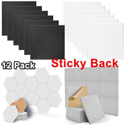 12x acoustic wall panel tiles - acoustic,
