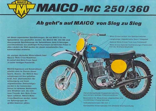 Moto maico 250 - moto, 250/360