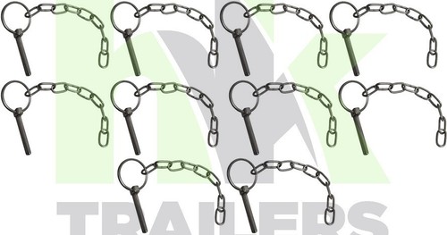 Linch pin and chain - x, 6mm