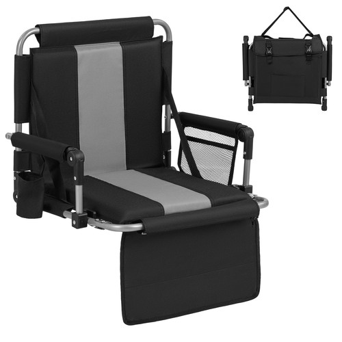 Gymax pcs foldable stadium - pcs,