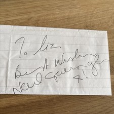 Noel Gallagher (Oasis) Personally Signed Autograph Circa 1999