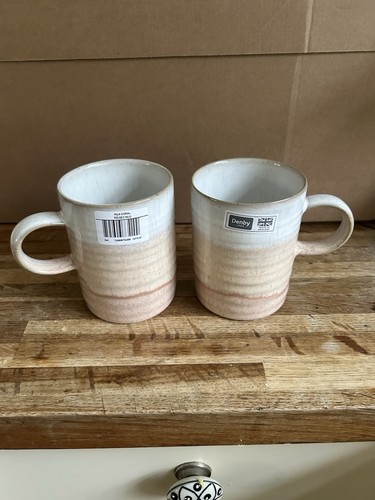 Denby kiln coral - coral, ridged