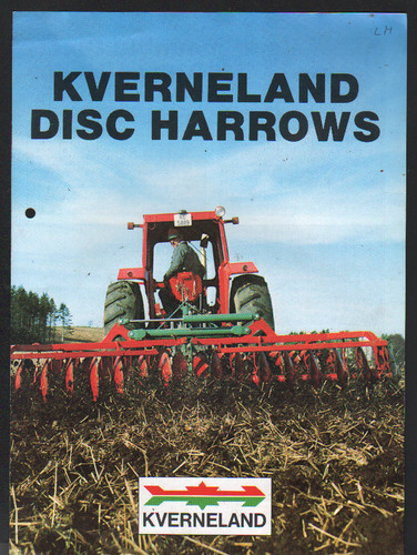 Kverneland tractor disc - tractor,