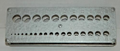 Vintage drill bit index - vintage,