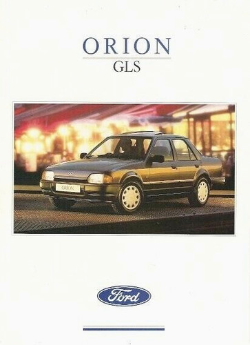 Ford orion gls injection - ford, 1.6